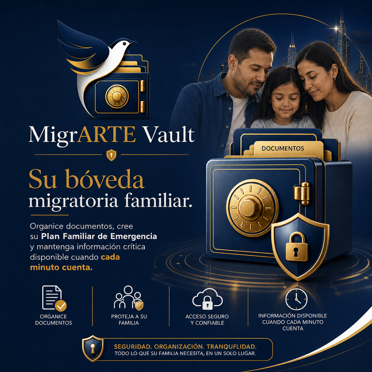 MigrARTE Vault - Protege tu vida migratoria